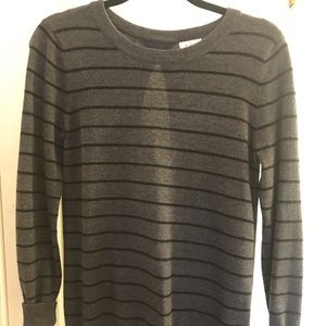 Pixley (stitch fix) grey/black soft sweater